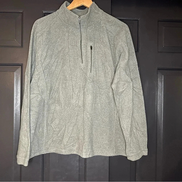 L.L Bean Men's  Fleece, Quarter-Zip Size L(i9 - Picture 2 of 6